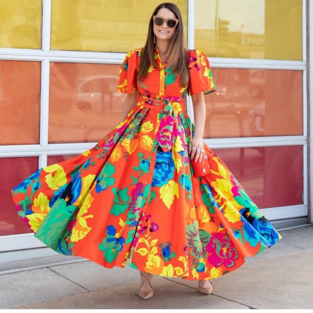 Reposhing Christopher John Rogers X Target Maxi Fit & flare dress